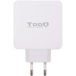 Carregador Tooq Duplo USB-C PD + USB-A QC 3.0 48W Branco