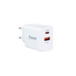 Carregador Tooq USB-C QC 3.0 (20W) + USB-A QC 3.0 (18W)