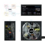 Fonte de Alimentação Tooq Xtreme Gaming Energy II 800W 80+ Bronze c/LED - Image 4