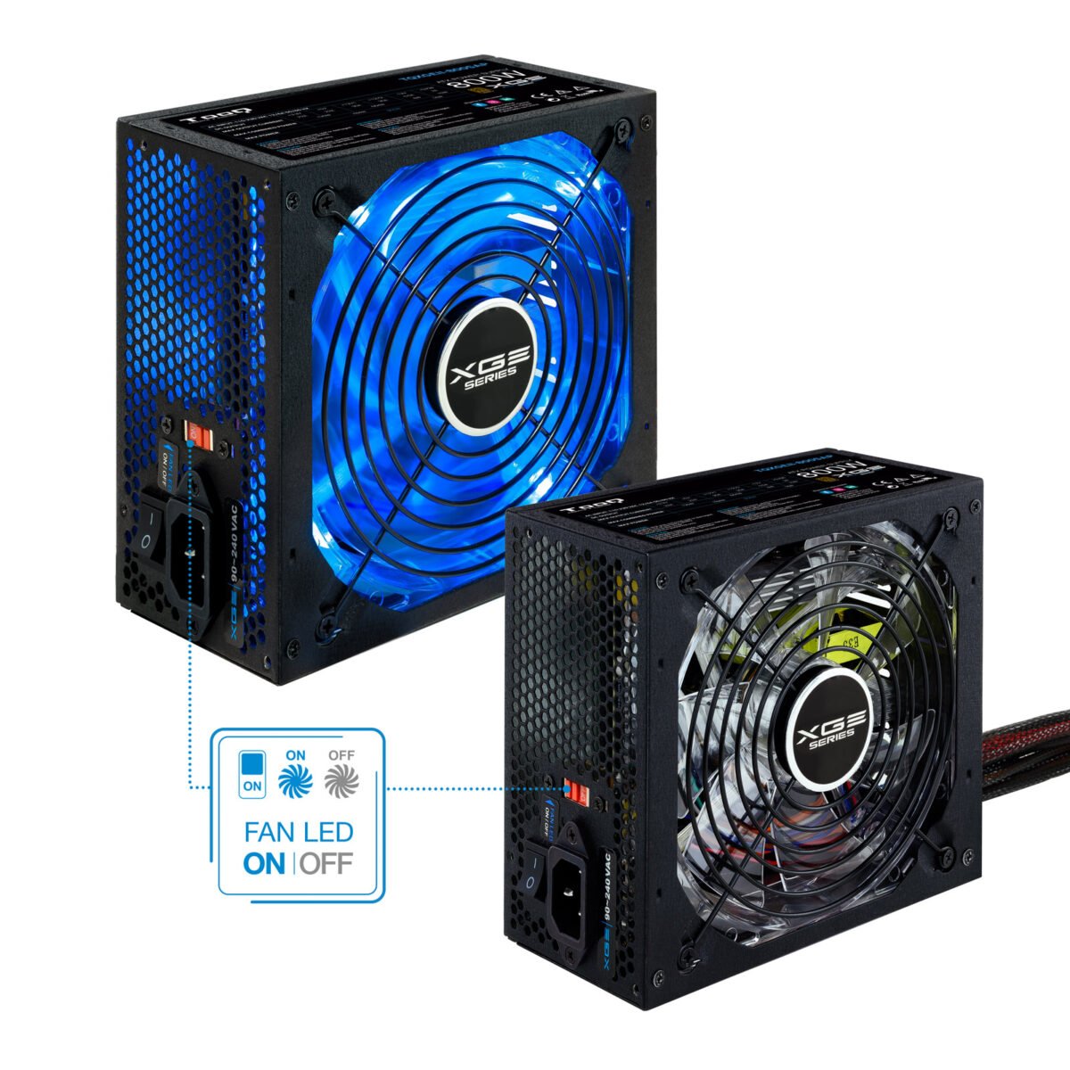 Fonte de Alimentação Tooq Xtreme Gaming Energy II 800W 80+ Bronze c/LED - Image 5