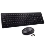 TECLADO E RATO WIRELESS, TECLAS SILENCIOSAS DE BAIXO PERFIL, BOTÕES MULTIMÉDIA