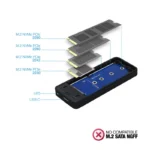 Caixa SSD Tooq M.2 NVME - USB 3.1 Gen 2 Preto - Image 3
