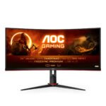 Monitor AOC 34' CU34G2X/BK VA WQHD 21:9 Curvo 144Hz FreeSync - Image 6