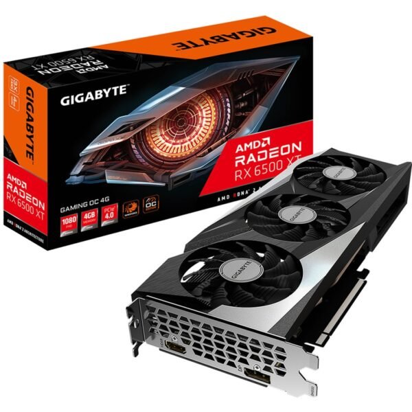 Placa Gráfica Gigabyte Radeon RX 6500 XT Gaming OC 4G GDDR6