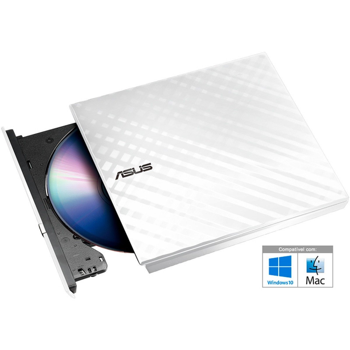 Drive Óptica Externa Asus SDRW-08D2S-U LITE/WHT/G/AS Branca - Image 1