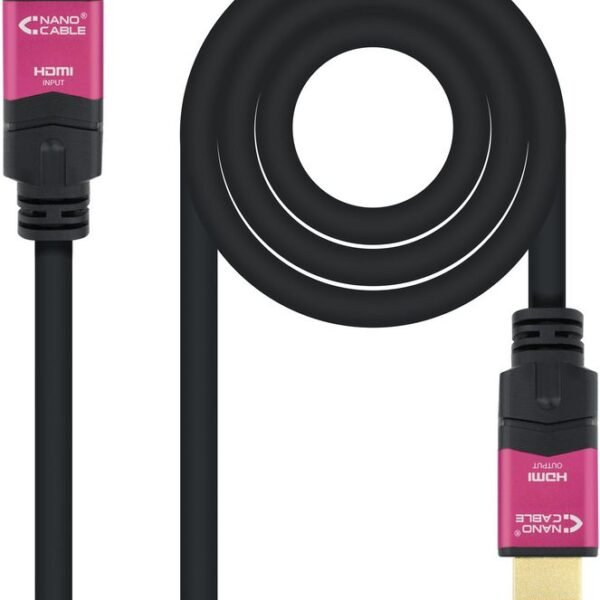 Cabo HDMI V2.0 4K@60Hz 18Gbps Nanocable A/M-A/M 20 M Preto