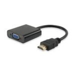 Adaptador HDMI p/ VGA M/F + Audio Equip
