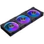 Ventoinha 120mm Phanteks D30 PWM reverse Airflow D-RGB Preto (Pack 3)