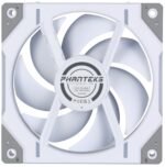 Ventoinha 120mm Phanteks D30 PWM reverse Airflow D-RGB Branco (Pack 3) - Image 3