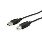 Cabo USB2.0 TipoA-B Equip Preto 1.8m
