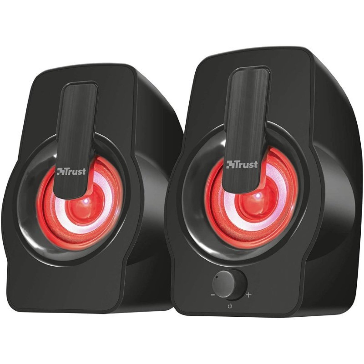 COLUNAS TRUST GEMI RGB LEDS 2.0 USB POWERED BLACK - Image 1