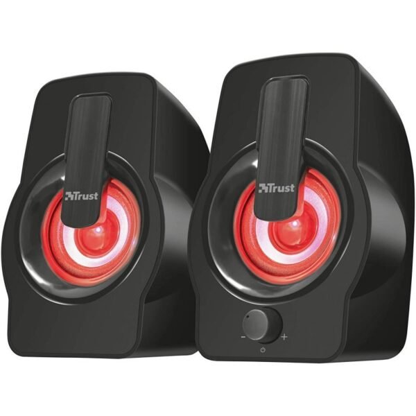 COLUNAS TRUST GEMI RGB LEDS 2.0 USB POWERED BLACK