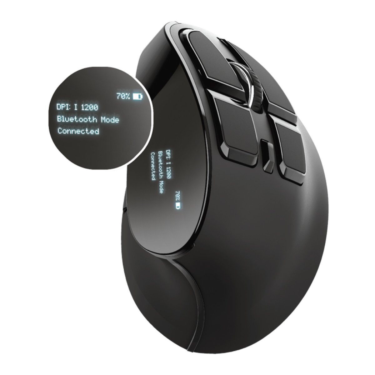 Rato Trust Voxx Ergonomic Wireless/Bluetooth Preto - Image 1