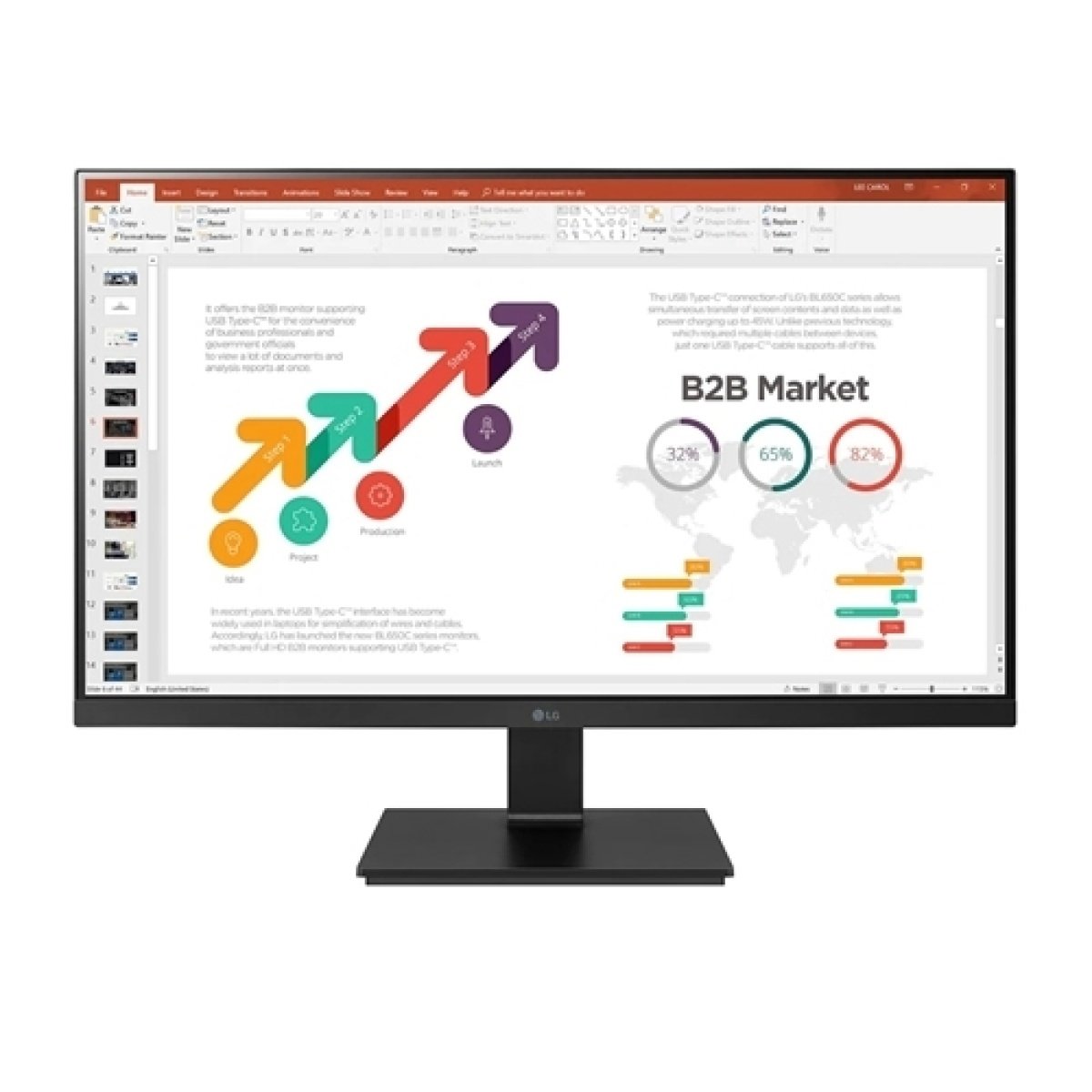 Monitor LG 23.8' 24BL650C-B IPS FHD 16:9 60Hz 5ms - Image 1