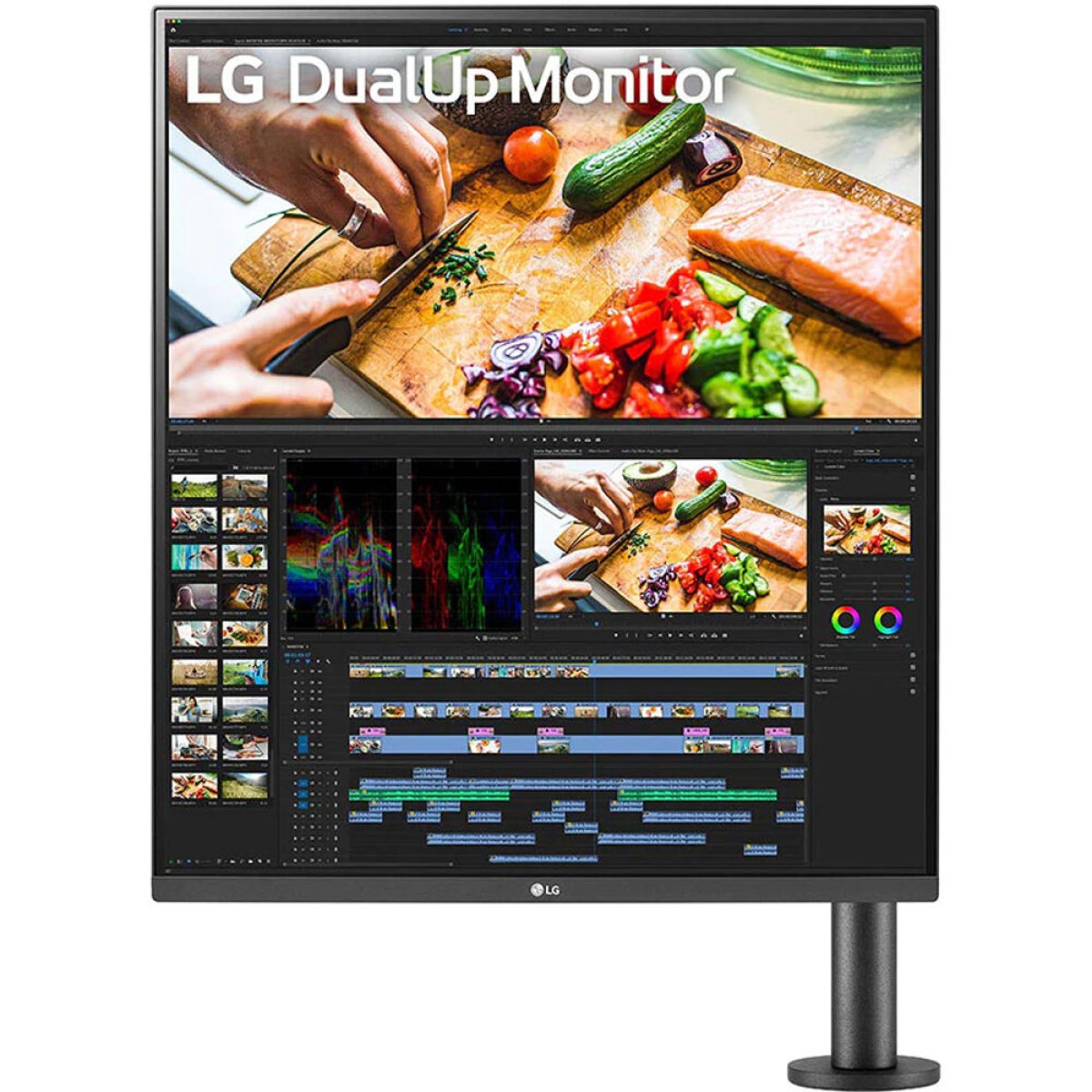 Monitor LG DualUp Ergo 28MQ780-B IPS 27.6' SDQHD 16:18 60Hz - Image 1