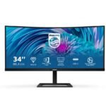 Monitor Curvo Philips 34' 346E2CUAE VA UWQHD 100Hz USB-C