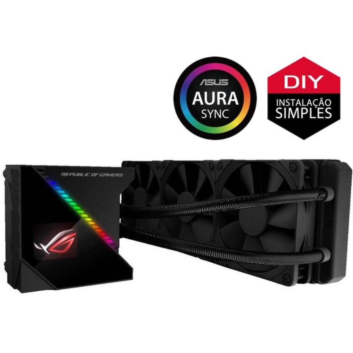 Water Cooler CPU Asus ROG Ryujin 360 RGB Aurasync - Image 1