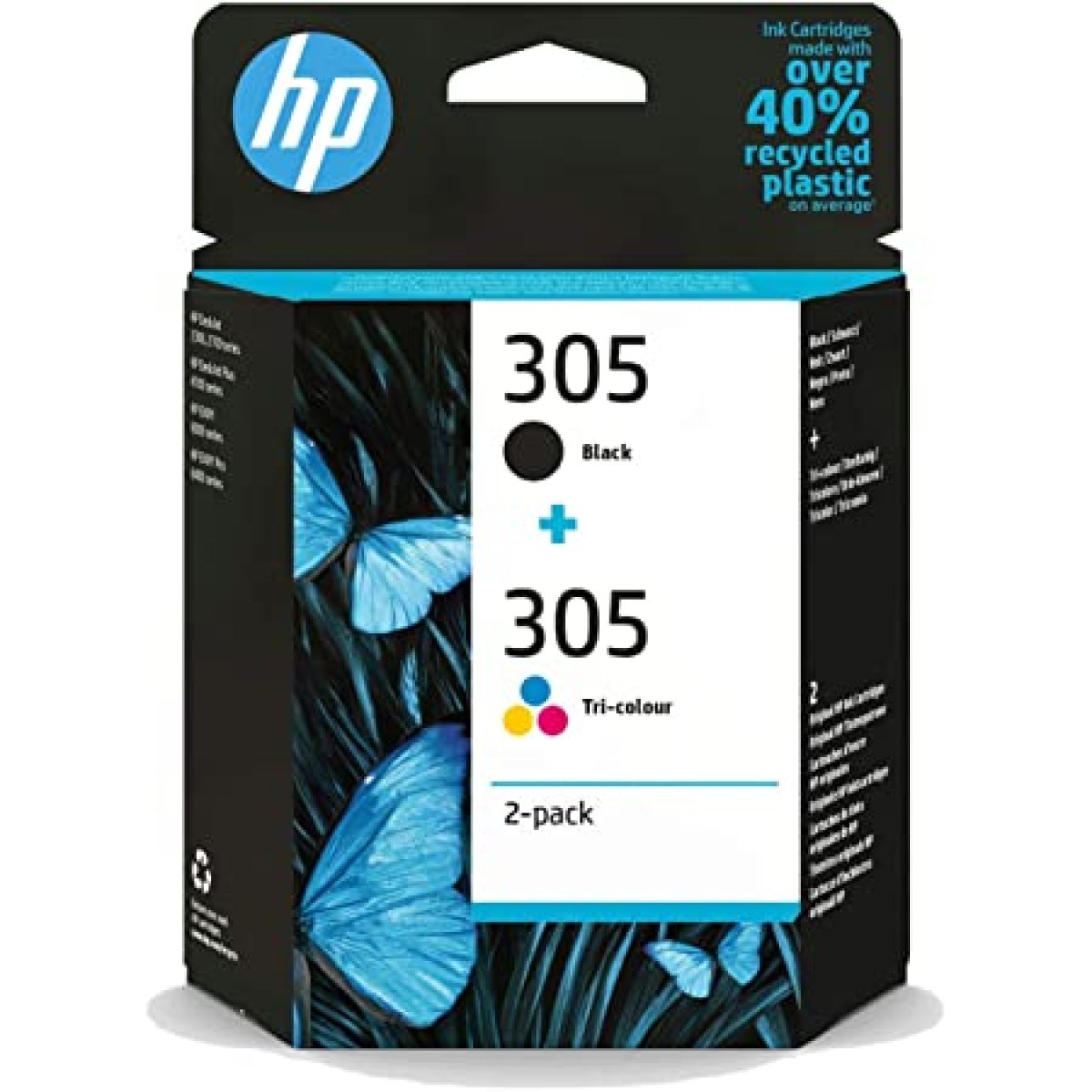 Tinteiro HP Original 305 Preto/Tricolor - Image 1