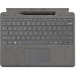 Bundle Microsoft Capa + Teclado Surface Pro X/Pro 8 + Caneta Stylus Prateada