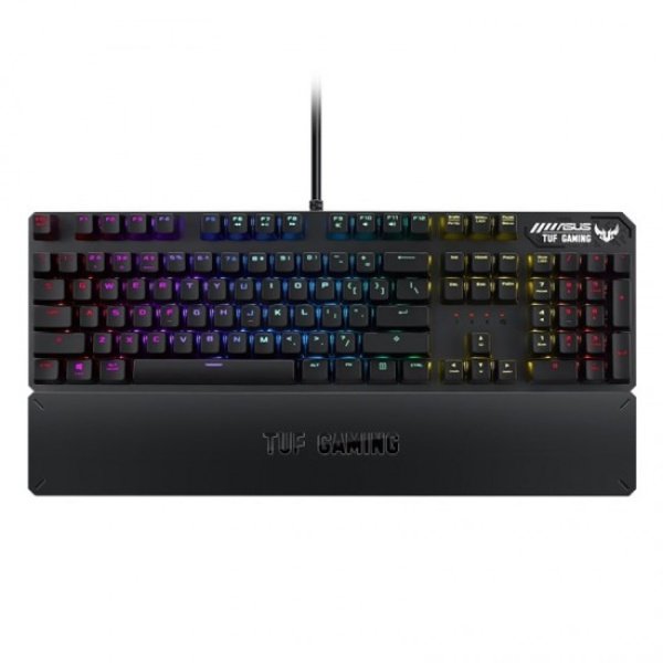Teclado Mecânico Asus TUF Gaming K3 RGB MX Blue