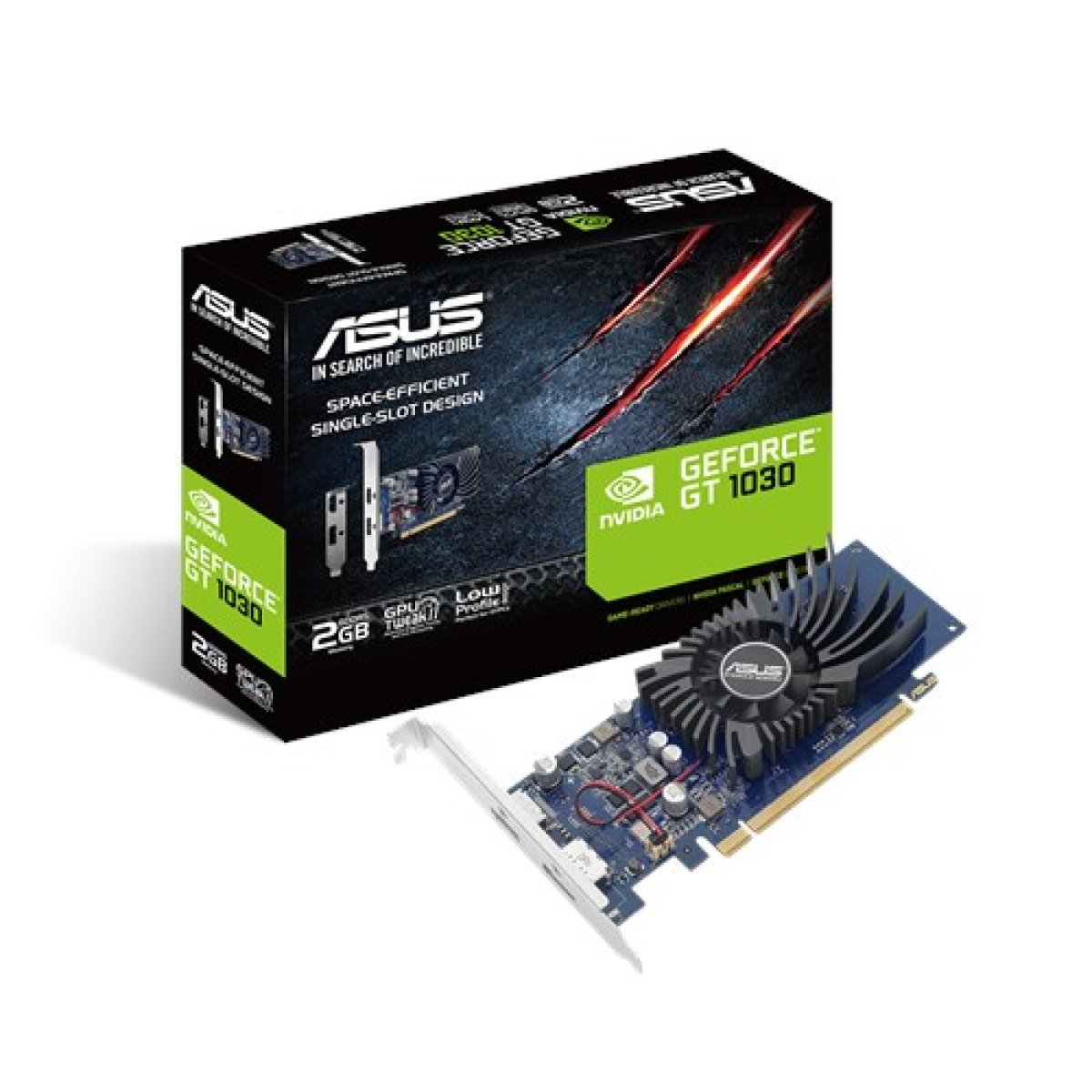 Placa Gráfica Asus GeForce® GT 1030 2GB LP BRK - Image 1