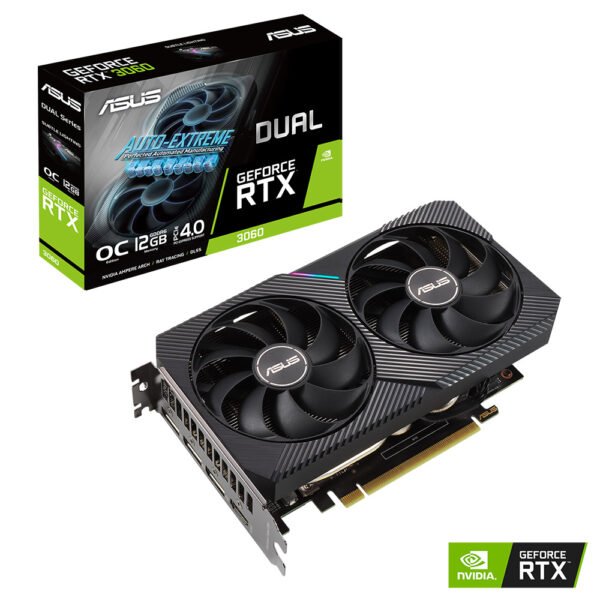 Placa Gráfica Asus Dual GeForce RTX 3060 12GB GDDR6 OC