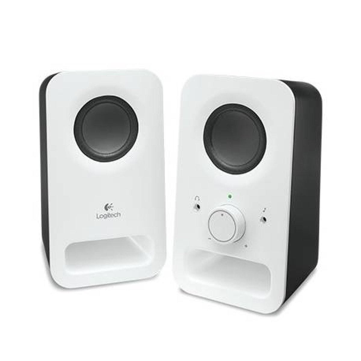 Colunas Logitech Z150 Compact Stereo 6W Peak / 3W RMS Brancas - Image 1