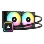 Water Cooler CPU Corsair iCUE H100x RGB Elite 240mm Preto