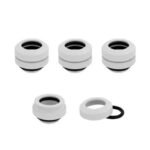 Encaixe Rígido Corsair Hydro X Series XF Hardline 12mm OD Branco (Pack 4)