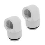 Adaptador Rotativo 90° Corsair Hydro X Series Branco (Pack 2)