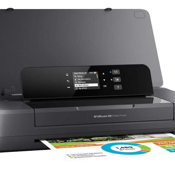Impressora Portátil HP Cores Wireless OfficeJet 200 (A4)