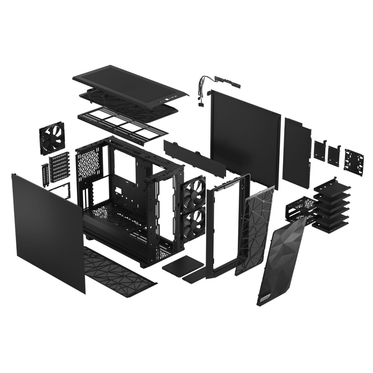 Caixa E-ATX Fractal Design Meshify 2 Preta - Image 5