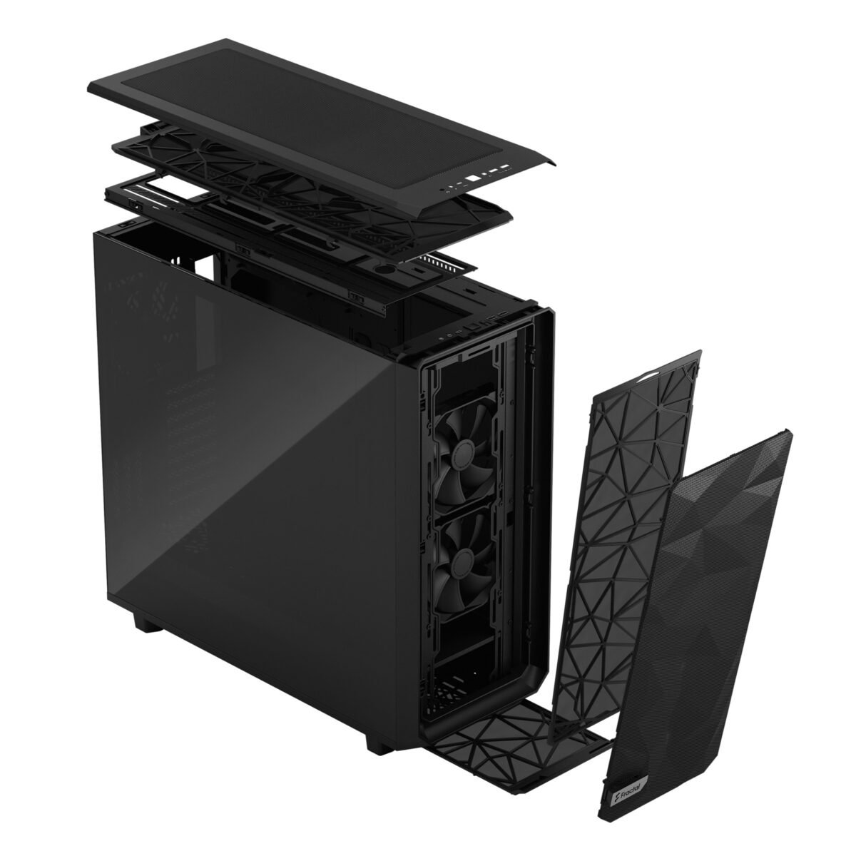 Caixa E-ATX Fractal Design Meshify 2 XL Preta Tempered Glass Dark Tint - Image 6