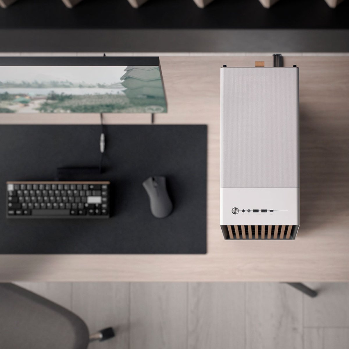 Caixa ATX Fractal Design North Mesh Chalk White - Image 5