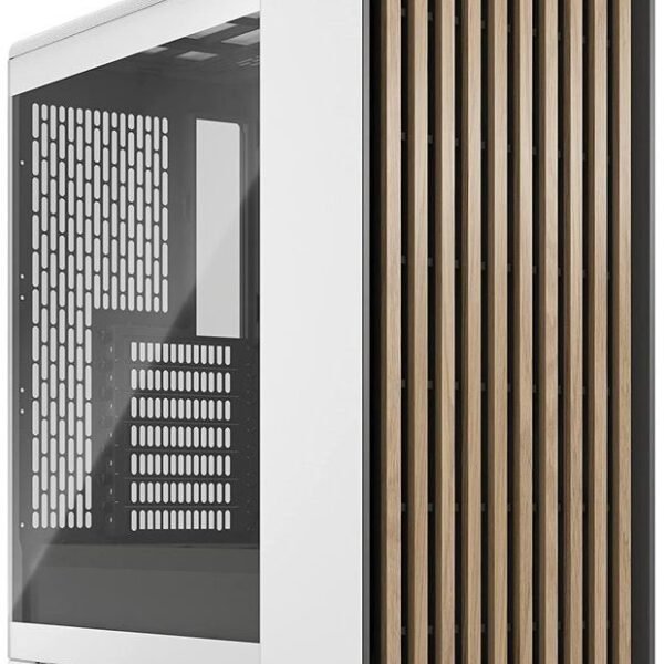 Caixa ATX Fractal Design North Chalk White Tempered Glass Clear Tint
