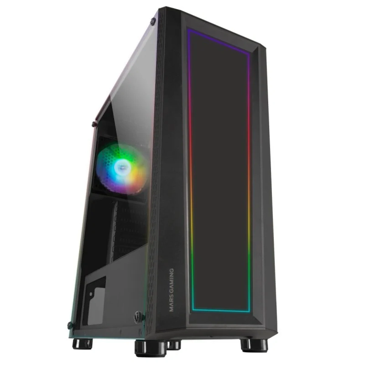 Caixa ATX Mars Gaming MC-ART FRGB Vidro Temperado Preta - Image 3