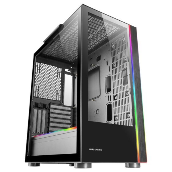 Caixa E-ATX Mars Gaming MC-ULTRA XXL ARGB Vidro Temperado Preta