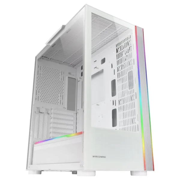Caixa E-ATX Mars Gaming MC-ULTRA XXL ARGB Vidro Temperado Branca