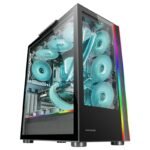 Caixa E-ATX Mars Gaming MC-ULTRA XXL ARGB Vidro Temperado Preta - Image 2
