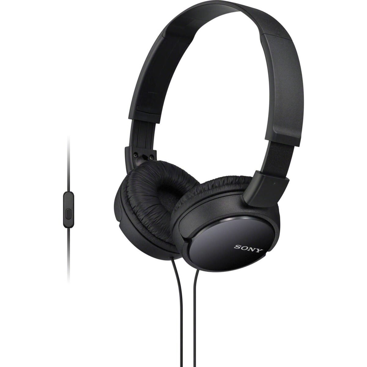Headphones Sony MDR-ZX110AP Pretos - Image 1