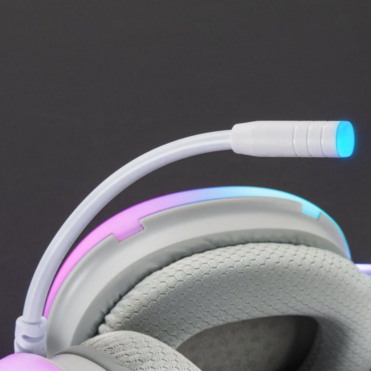 Headset Mars Gaming MH-GLOW Full Chroma 360 RGB Rosa - Image 6