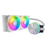 Water Cooler CPU Cooler Master MasterLiquid PL240 Flux ARGB Liquid White Edition