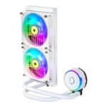 Water Cooler CPU Cooler Master MasterLiquid PL240 Flux ARGB Liquid White Edition - Image 2