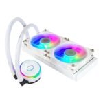 Water Cooler CPU Cooler Master MasterLiquid PL240 Flux ARGB Liquid White Edition - Image 3