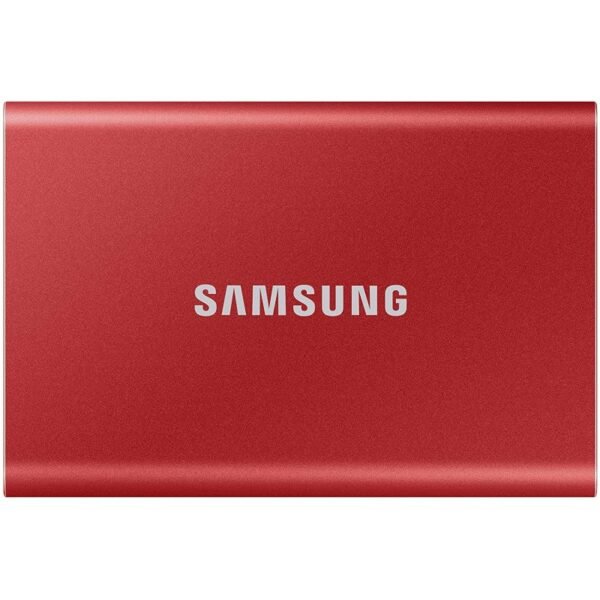 Disco SSD Externo Samsung T7 500GB USB-C Vermelho