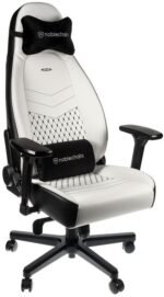 Cadeira noblechairs ICON PU Leather Branco / Preto - Image 2