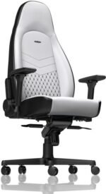 Cadeira noblechairs ICON PU Leather Branco / Preto - Image 5
