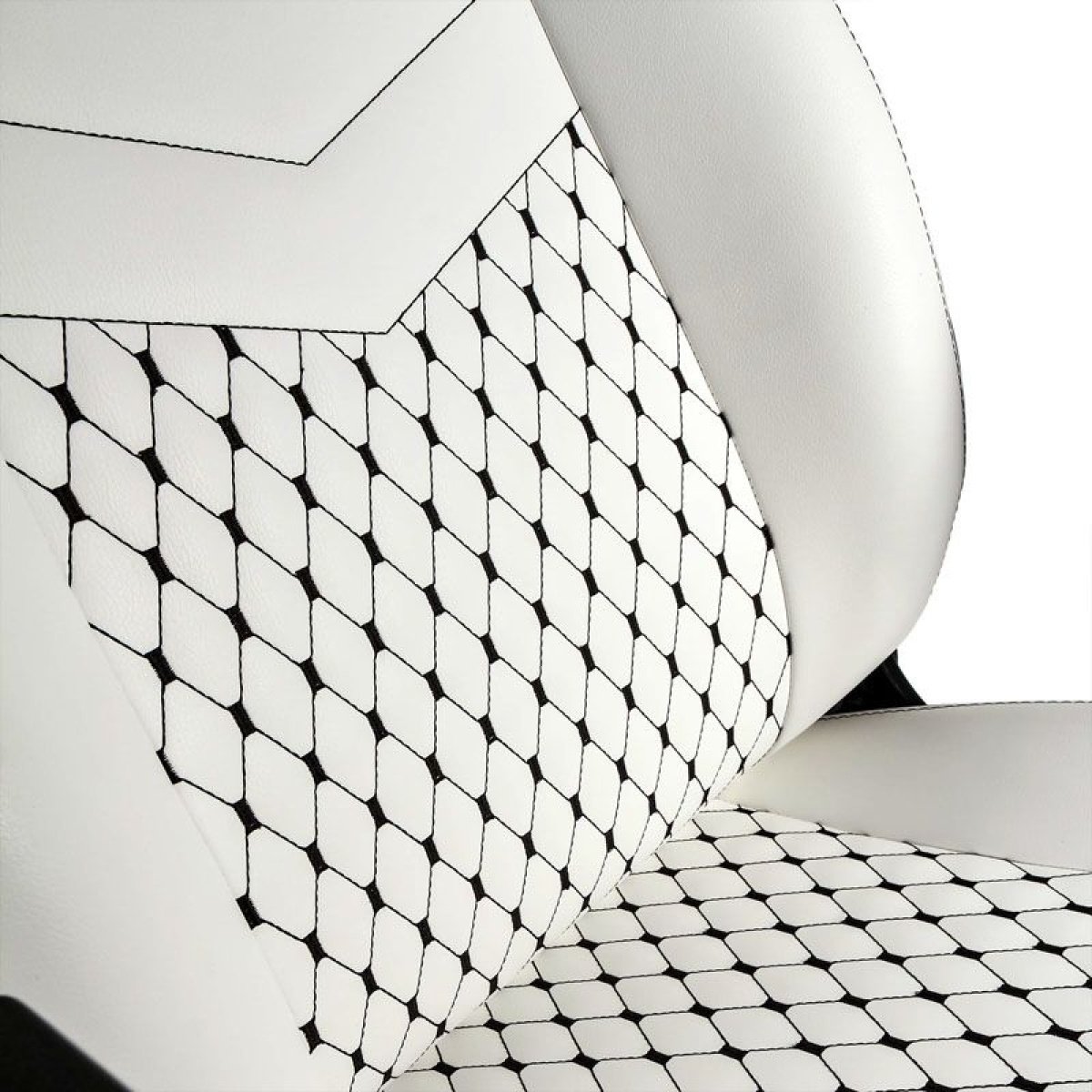 Cadeira noblechairs ICON PU Leather Branco / Preto - Image 9