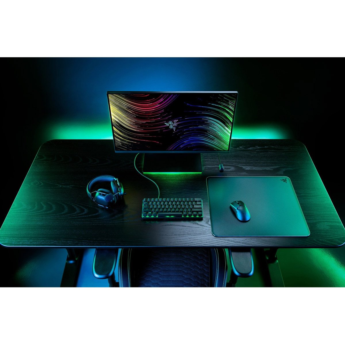 Tapete Razer Atlas Vidro Temperado Preto - Image 5