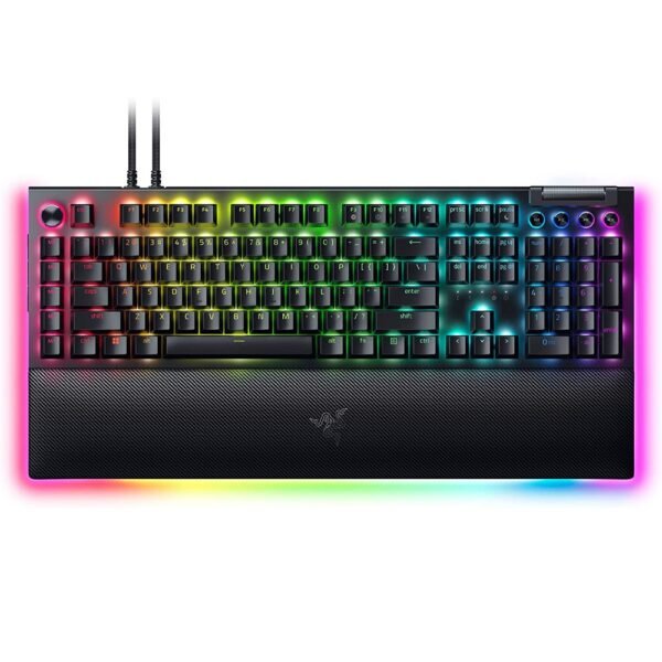Teclado Mecânico Razer BlackWidow V4 Pro RGB US Green Switch